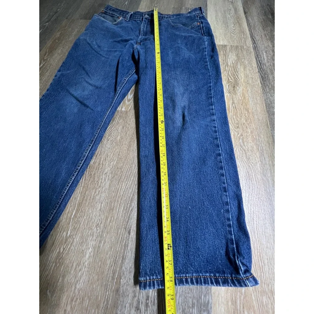 Levis 550 Relaxed Fit Jeans Mens 40x30‎ Blue Excellent Tapered Leg Denim